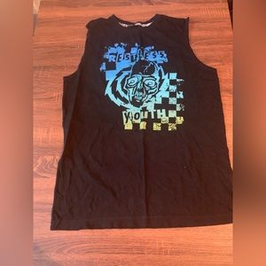 Shaun white Black restless youth cut off t shift size xl